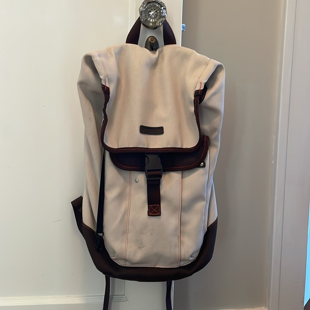 Timbuk2 Cream and Brown Men's Backpack